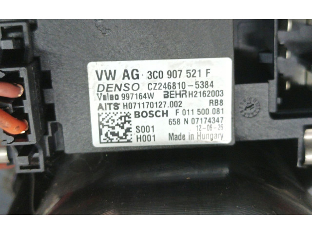 Вентилятор печки 3C1820015T, 3C0907521F Skoda Superb B6 (3T)