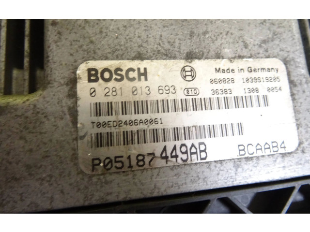 Řídící jednotka 0281013693   Dodge Caliber 2007