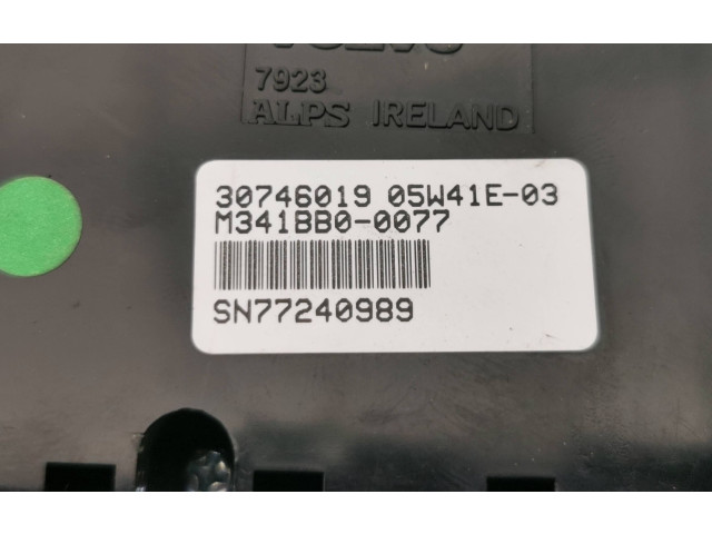 Блок управления климат-контролем 30746019, M341BB00077   Volvo S80