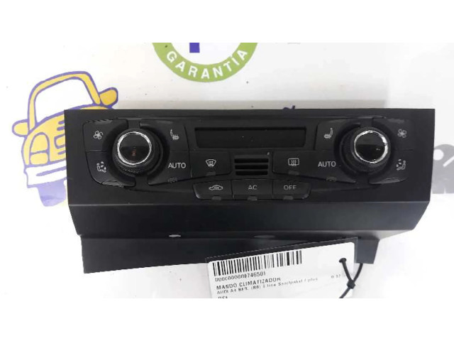 Блок управления климат-контролем 8T1820043AC, 8T1820043AS   Audi A4 S4 B8 8K