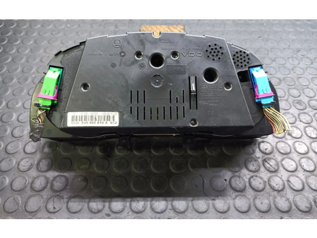 Панель приборов 3U0920810A Skoda Superb B5 (3U)