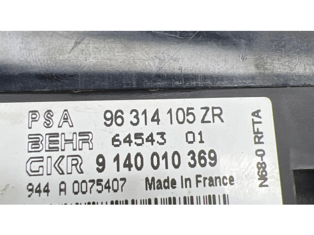 Блок управления климат-контролем 96314105ZR, 64543 Citroen Xsara Picasso