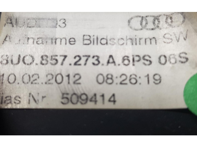 Дисплей 8U0857273A, 8U0857273A Audi Q3 8U