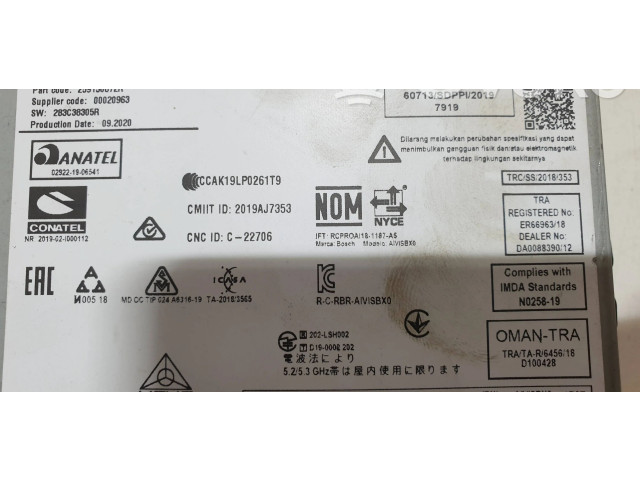 Дисплей 259150872R, 7503751416 Renault Clio V