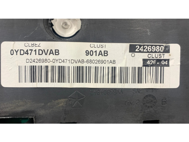 Přístrojová deska Dodge Caliber 2008 04840659AA, 24269803