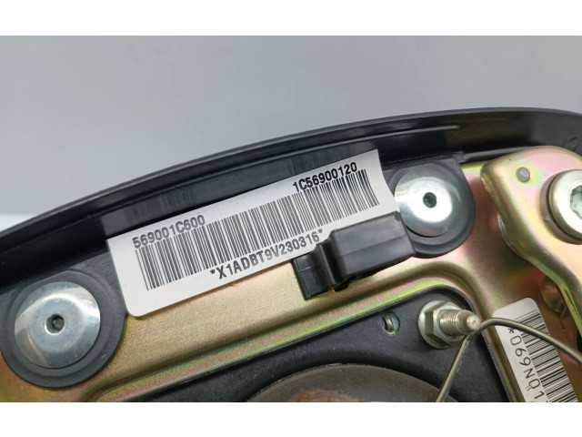 Подушка безопасности водителя 569001C600, 1C56900120 Hyundai Getz