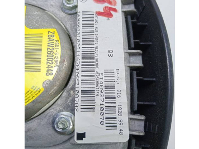 Подушка безопасности водителя 91618289940, PSD1512009 Mercedes-Benz A W169