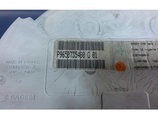 Панель приборов 9650735480, 9650735480   Alpine C2       