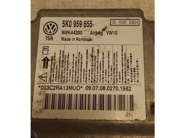 Блок подушек безопасности 5K0959655, 06H035S0604 Volkswagen Golf VI