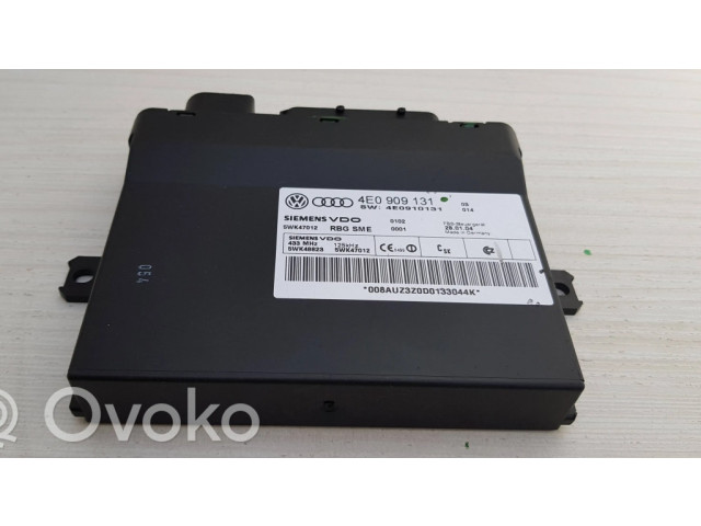 Блок управления 4E0909131, 5WK47012 Audi A8 S8 D3 4E