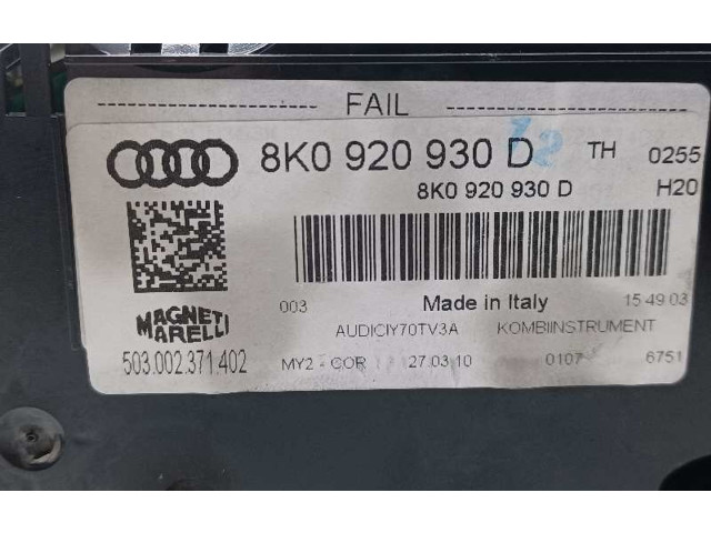 Панель приборов 8K0920930D, 8K0920930D   Audi A4 Allroad       