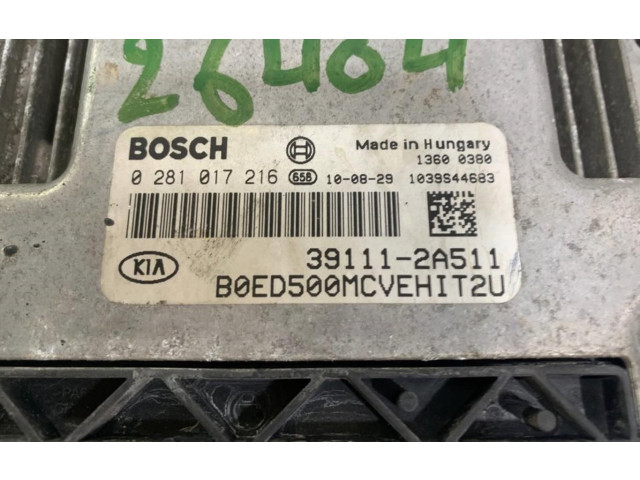 Блок управления двигателем Блок управления 0281017216 KIA Ceed