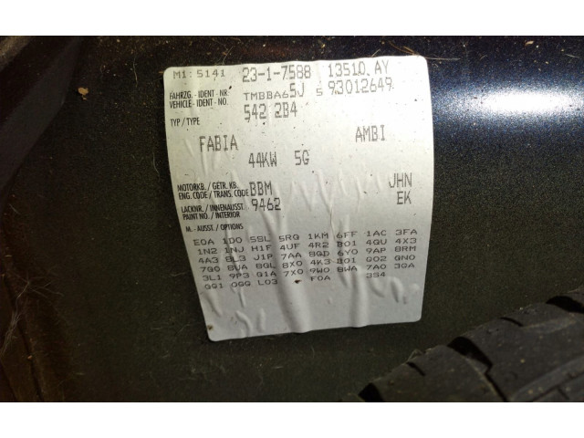 Блок управления двигателя 03D906023   Skoda Fabia Mk2 (5J)