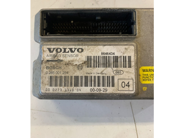 Блок подушек безопасности 8646434, 0285001254 Volvo V70