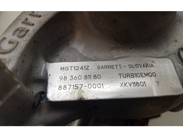 Турбина Peugeot 2008 II 1654509180, 9836081180 для двигателя EB2ADTS(HNS)