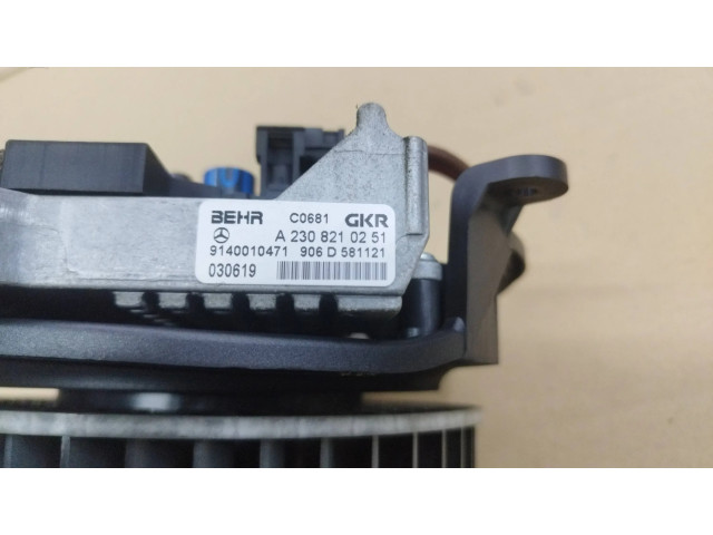 Вентилятор печки A2308210251, 9140010471 Mercedes-Benz E W211