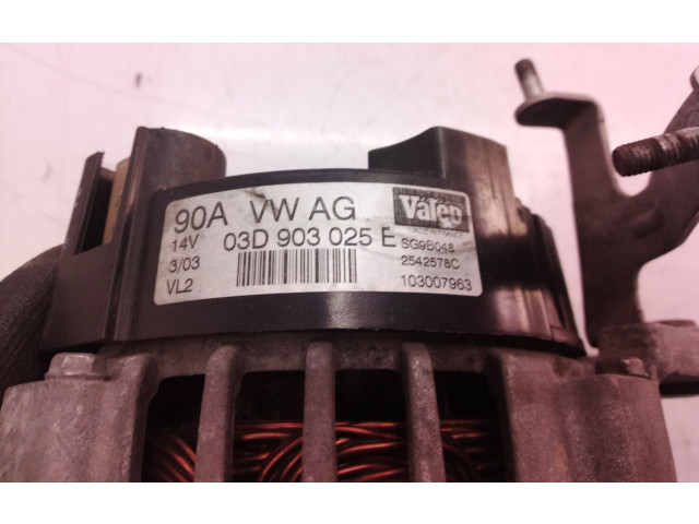 Генератор 03D903025E, 03D903025   Volkswagen Polo      