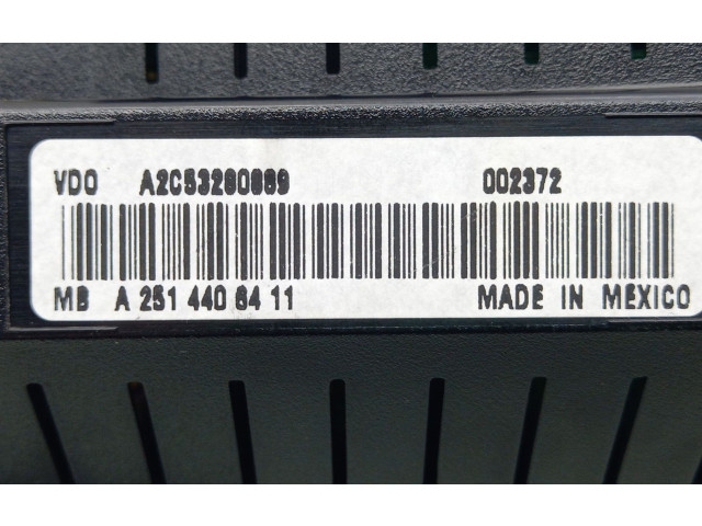 Панель приборов A2514406411, A2C53200089 Mercedes-Benz R W251