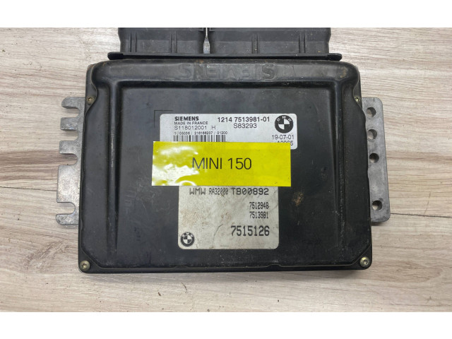 Řídící jednotka S118012001H, 7513981   Mini One - Cooper R50 - 53 2006