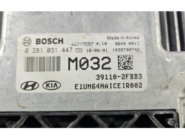 Блок управления двигателем Блок управления 0281031447, IMPRK1504359 KIA Sorento