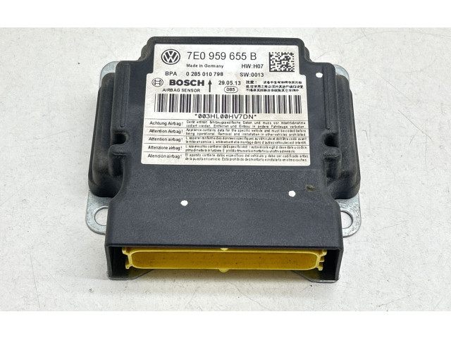 Блок подушек безопасности 7E0959655B, 0285010798   Volkswagen Caddy