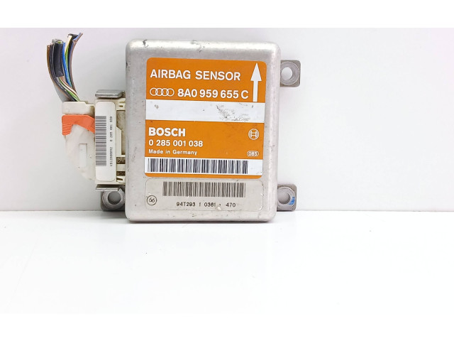 Блок подушек безопасности 8A0959655C, 0285001038   Audi A6 S6 C4 4A