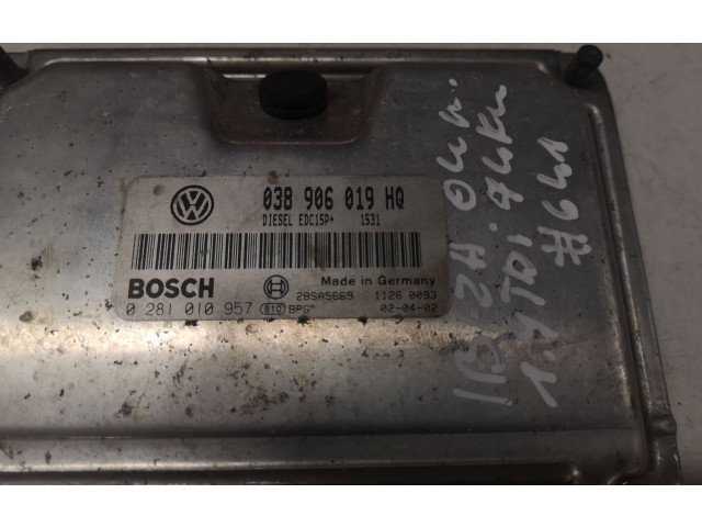 Řídící jednotka 038906019HQ, 28SA5669 Seat Ibiza III (6L) 2004