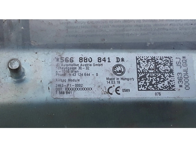 Подушка безопасности для колен 43124644, 566880841D Skoda Kodiaq