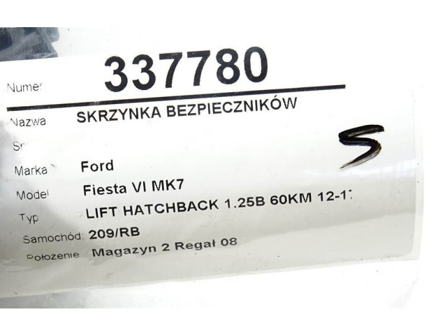   Pojistková skříňka C1BT-14A005-ARA   Ford Fiesta 2008