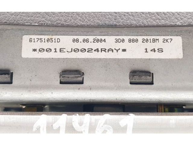 Подушка безопасности водителя 3D0880201BM, 61751051D Volkswagen Phaeton