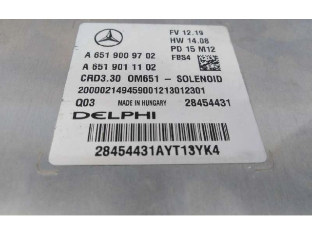 Блок управления двигателя A6519009702, A6519011102 Infiniti Q30