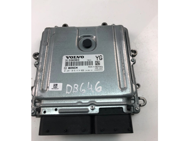 Блок управления двигателем Блок управления 31336983, 0281018414   Volvo V70