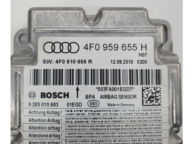 Блок подушек безопасности 4F0959655H, 4F0910655R   Audi A6 S6 C6 4F