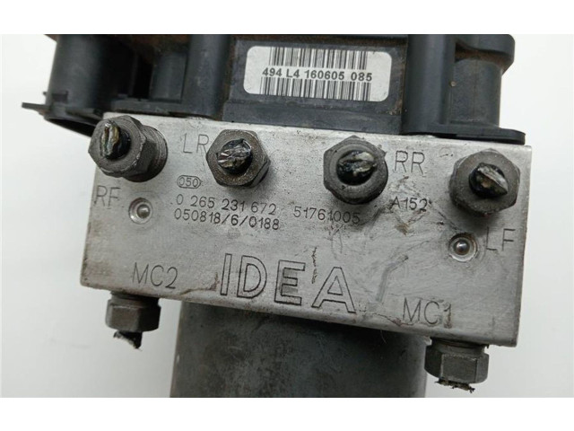 Jednotka ABS 0265800495, 0140001 Lancia Musa 2006