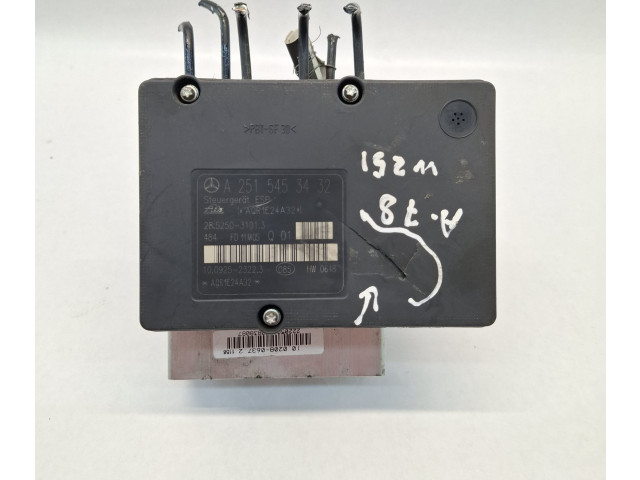 Блок АБС A2515453432, A2515453632   Mercedes-Benz  R W251  2005 - 2013 года