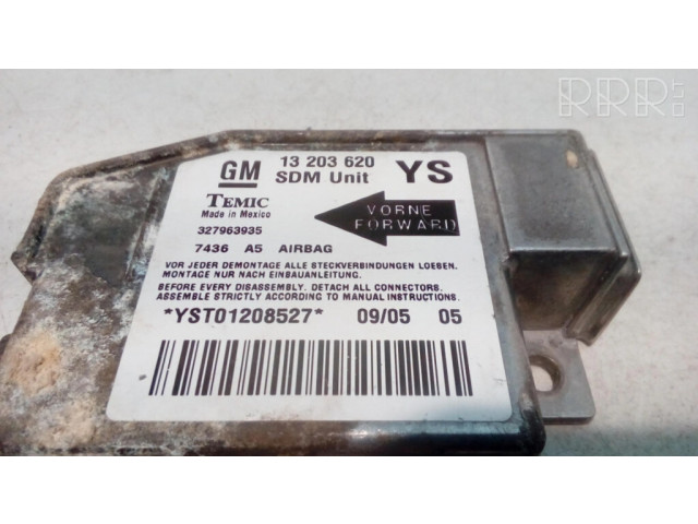 Блок подушек безопасности 13203620YS, 13203620   Opel Meriva A