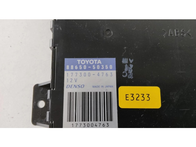 Блок управления климат-контролем 8865050350, 1773004763 Lexus LS 460 600H
