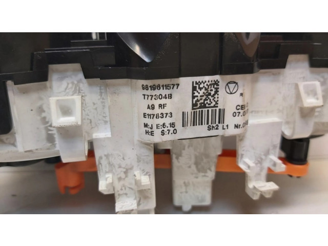 Блок управления климат-контролем 9819611577   Peugeot 208