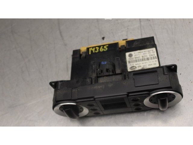 Блок управления климат-контролем 8N0820043, 5HB00799400   Audi TT Mk1