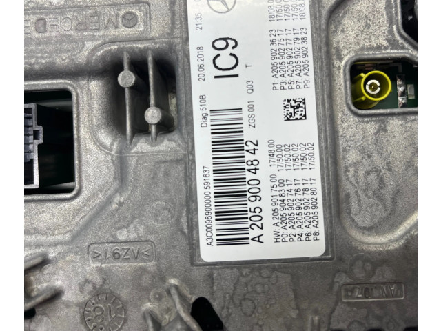 Přístrojová deska Mercedes-Benz C W205 2021 A2059004842, A2059017500