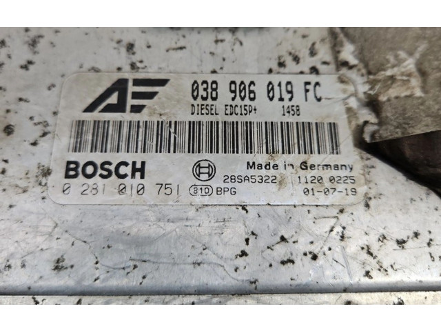 Řídící jednotka 038906019FC, IMPRK1359814 Seat Alhambra (Mk1) 2001