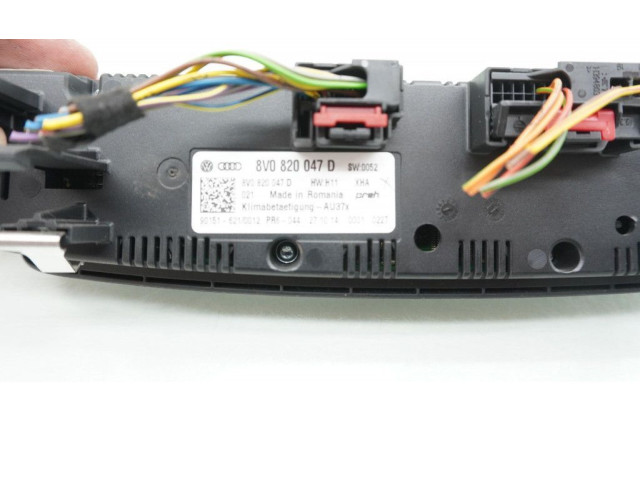 Блок управления климат-контролем 8V0820047D8V, 8V0820047D8V Audi A3 S3 8V