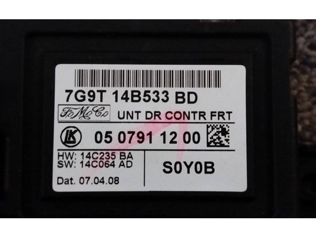 Блок управления дверью 7G9T14B533BD, 0507911200   Jaguar XF X250
