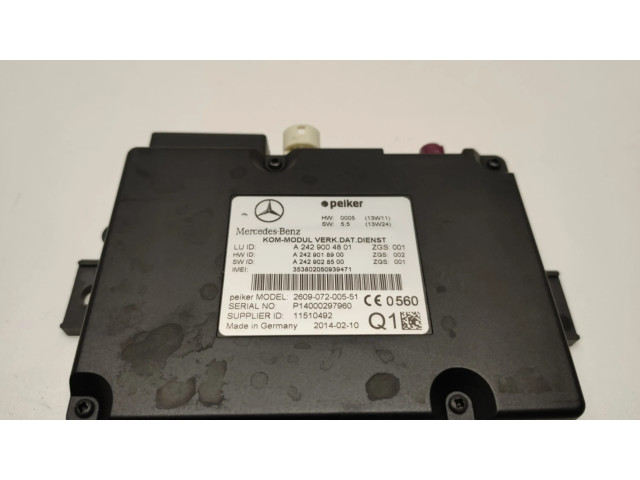 Блок управления A2429004801   Mercedes-Benz ML W166