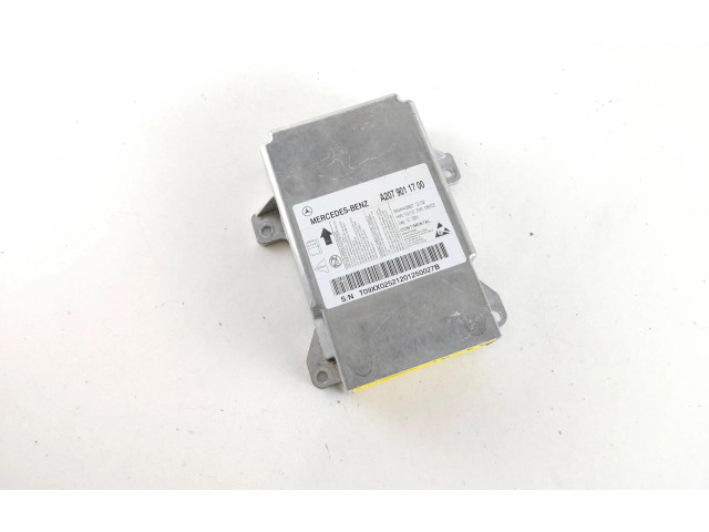 Блок управления надувных подушек A2079011700, 5WK43967 Mercedes-Benz E C207 W207