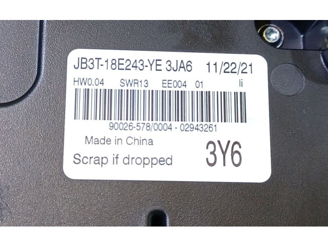 Блок управления климат-контролем JB3T18E243YE3JA6, 900265780004 Ford Ranger