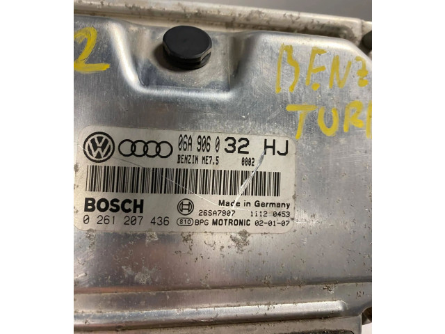 Блок управления двигателем Блок управления 06A906032HJ, 26SA7807 Audi A3 S3 8L