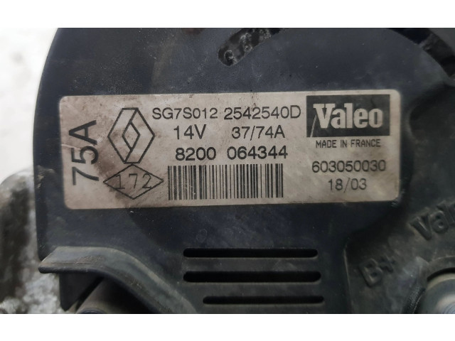 Генератор 8200064344 Renault Clio III