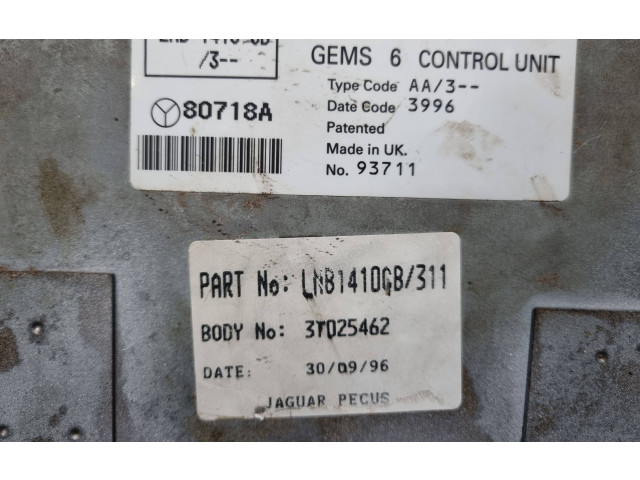 Блок управления двигателя LNB1410BB, 80718A Jaguar XJ X300