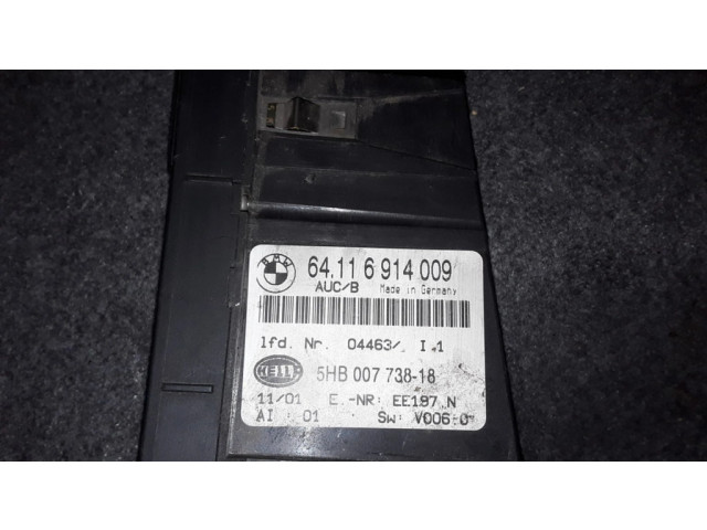 Блок управления климат-контролем 64116914009, 6914009   BMW 3 E46